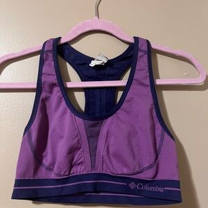 Columbia Purple Sports Bra